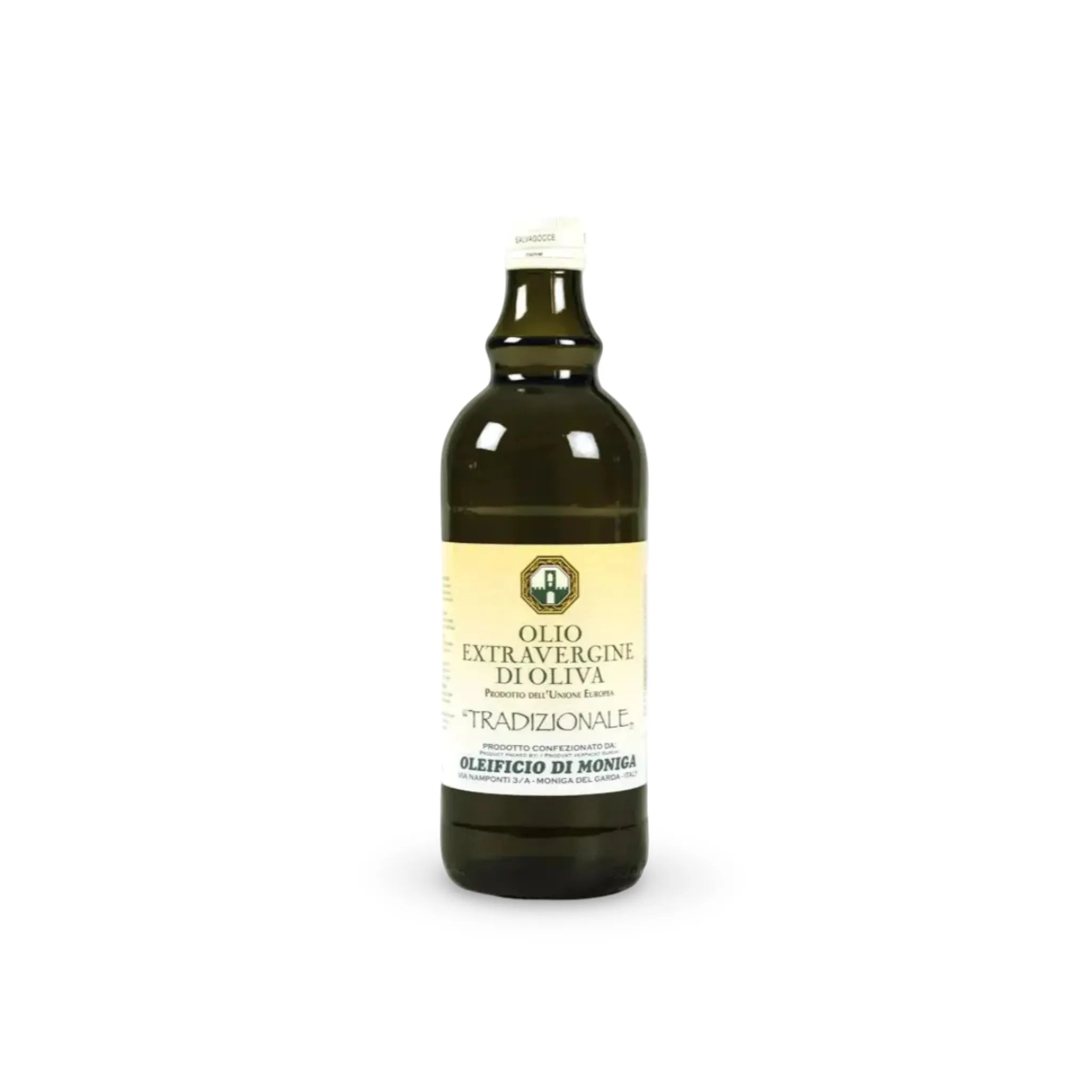 Olio Extravergine di Oliva Sansa di Oliva, 1 L su sfondo bianco
