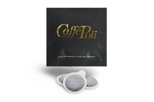 Caffè Poli - Caffè Carta Nera su sfondo bianco